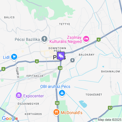 Boutique Hotel Sopianae a térképen